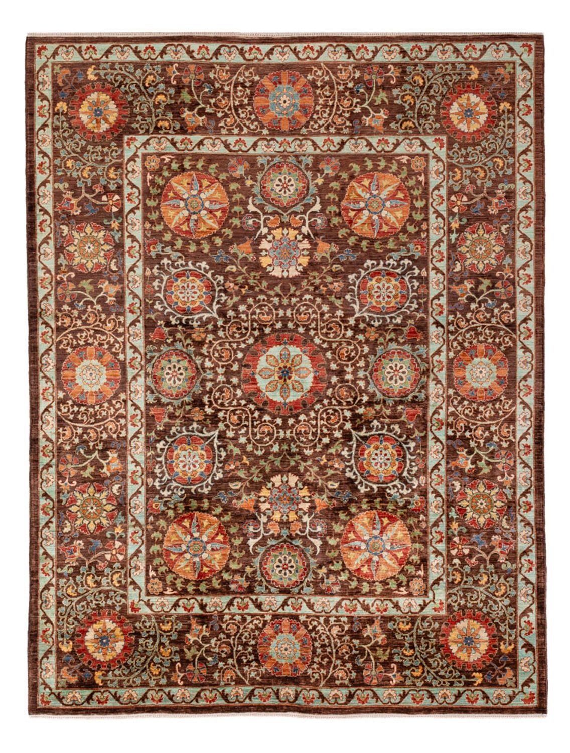 Tapis Ziegler - Ariana - 273 x 204 cm - marron foncé