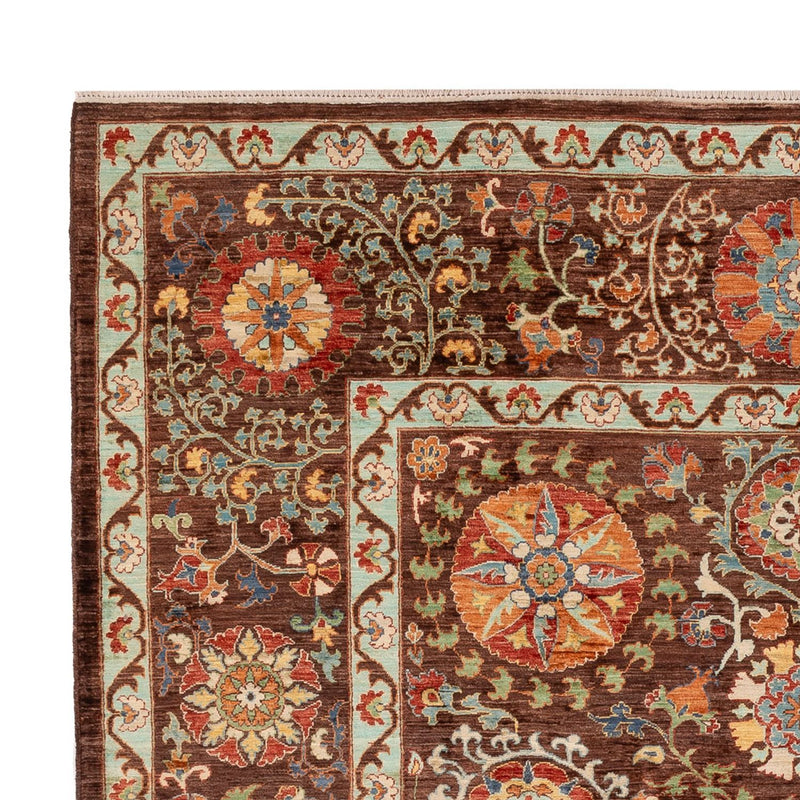 Tapis Ziegler - Ariana - 273 x 204 cm - marron foncé