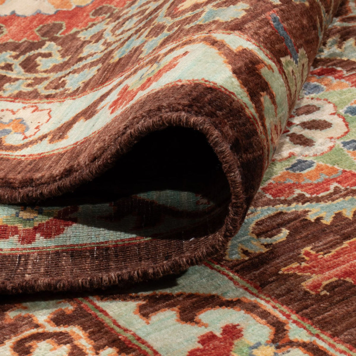 Tapis Ziegler - Ariana - 273 x 204 cm - marron foncé