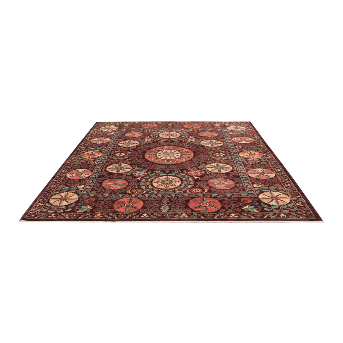 Tapis Ziegler - Ariana - 251 x 202 cm - rouge vin