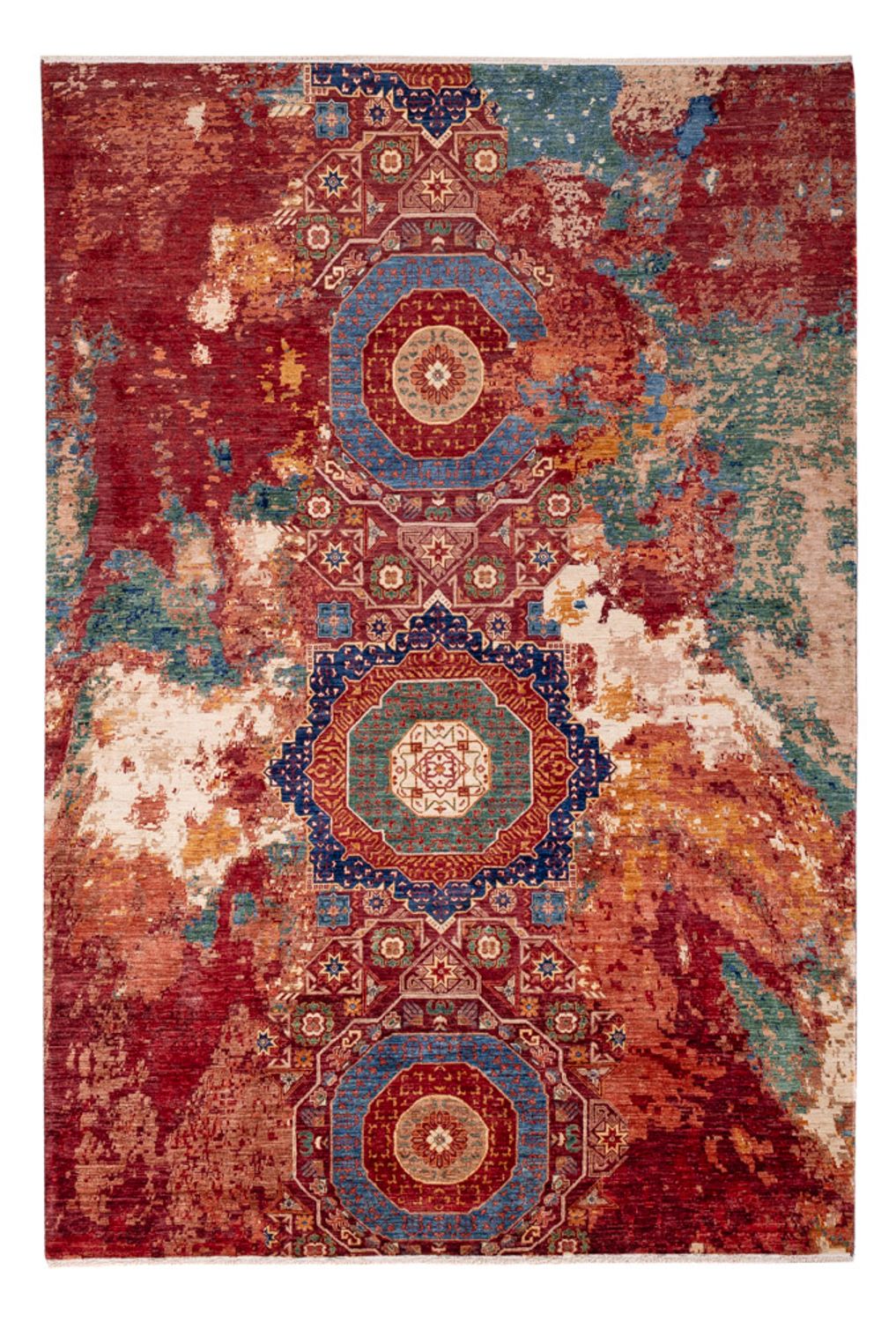 Tapis design - 299 x 204 cm - multicolore