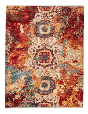 Tapis design - 200 x 155 cm - multicolore