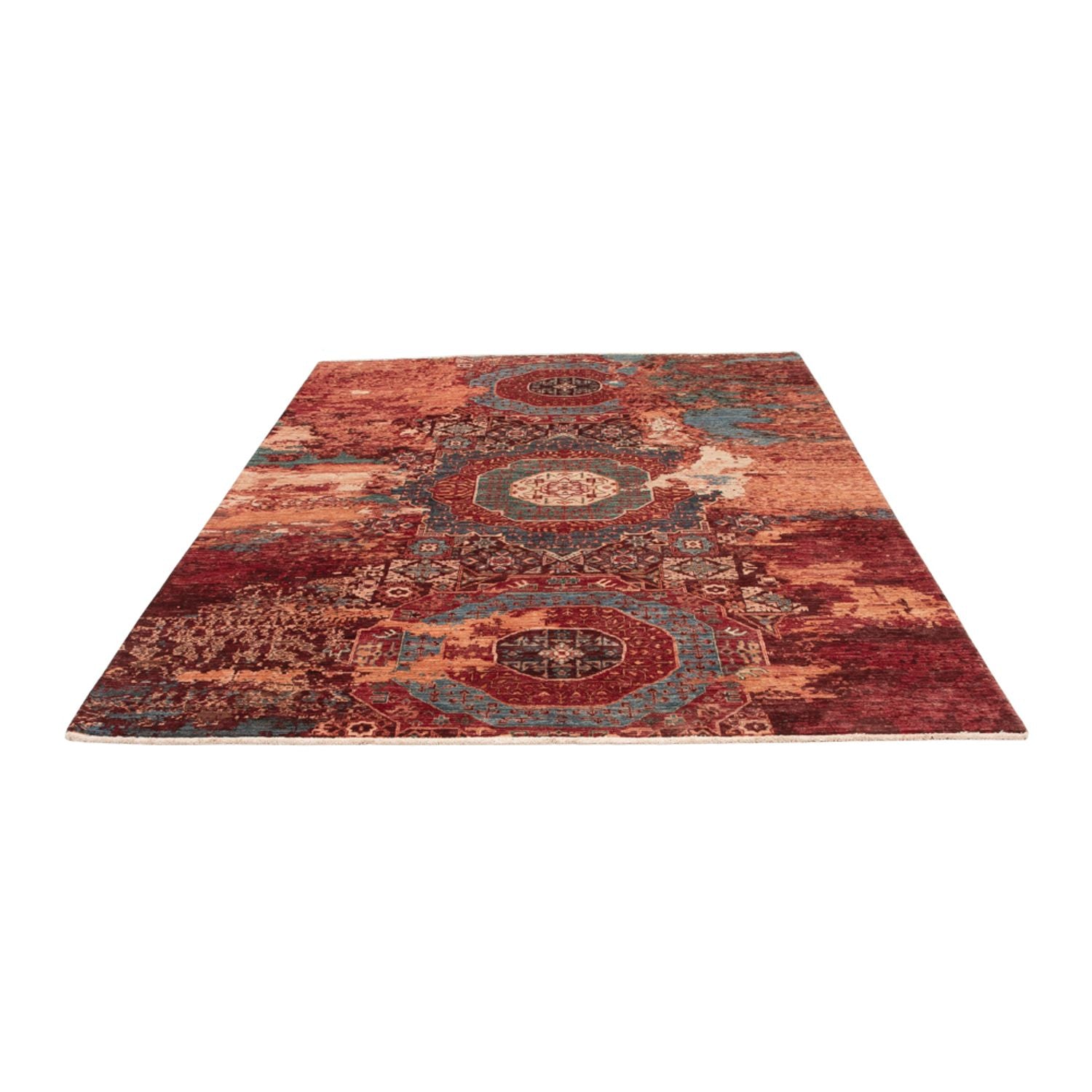 Designer Teppich - 248 x 172 cm - mehrfarbig