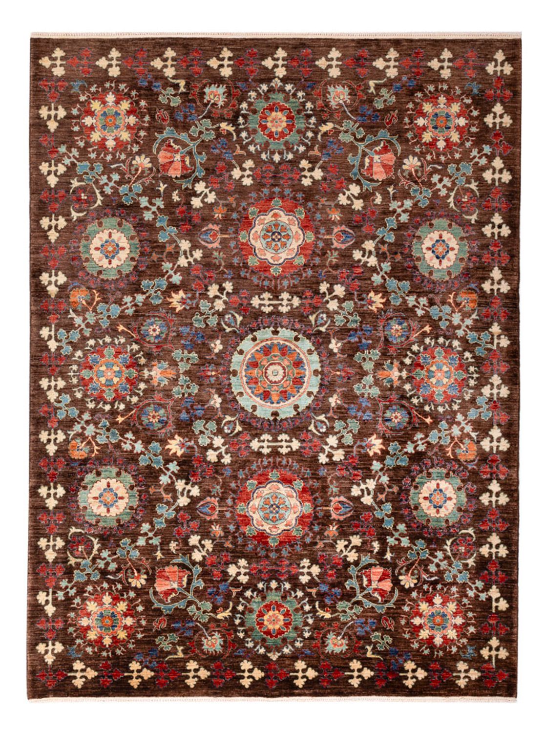 Tapis Ziegler - Ariana - 251 x 192 cm - marron foncé