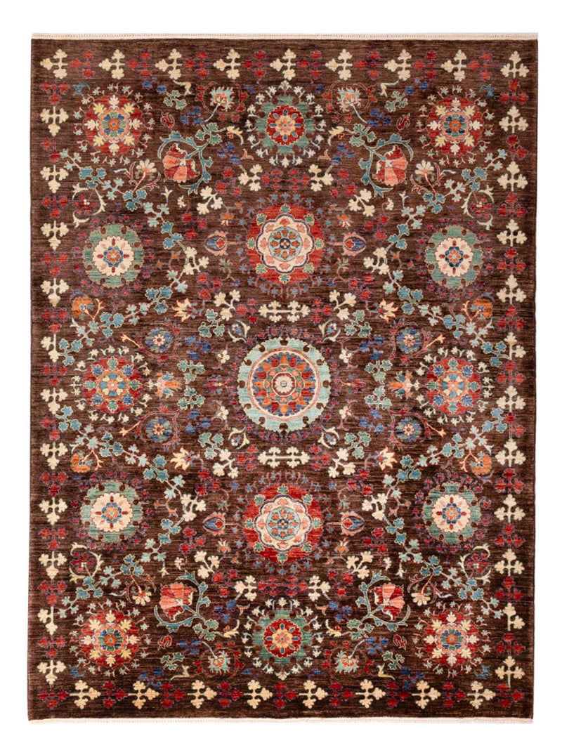 Tapis Ziegler - Ariana - 251 x 192 cm - marron foncé