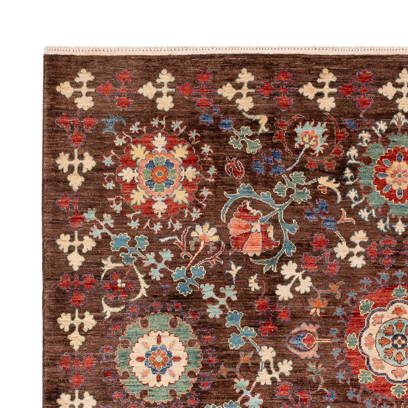 Tapis Ziegler - Ariana - 251 x 192 cm - marron foncé