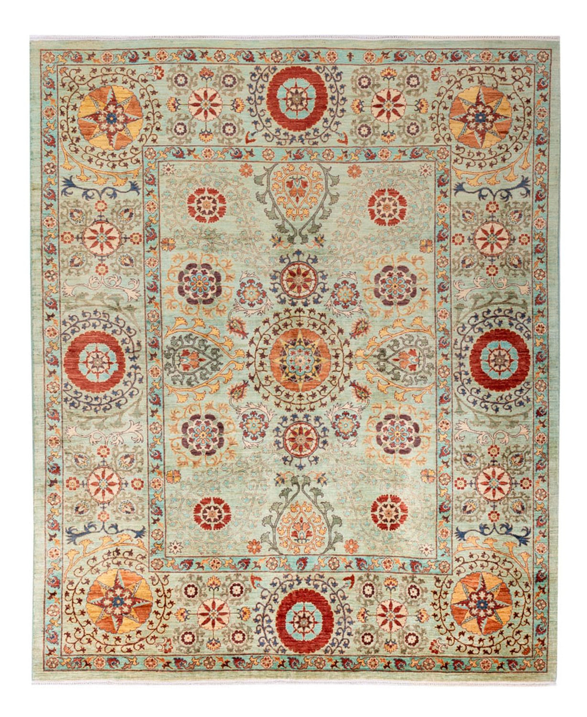 Tapis Ziegler - Ariana - 251 x 204 cm - vert menthe