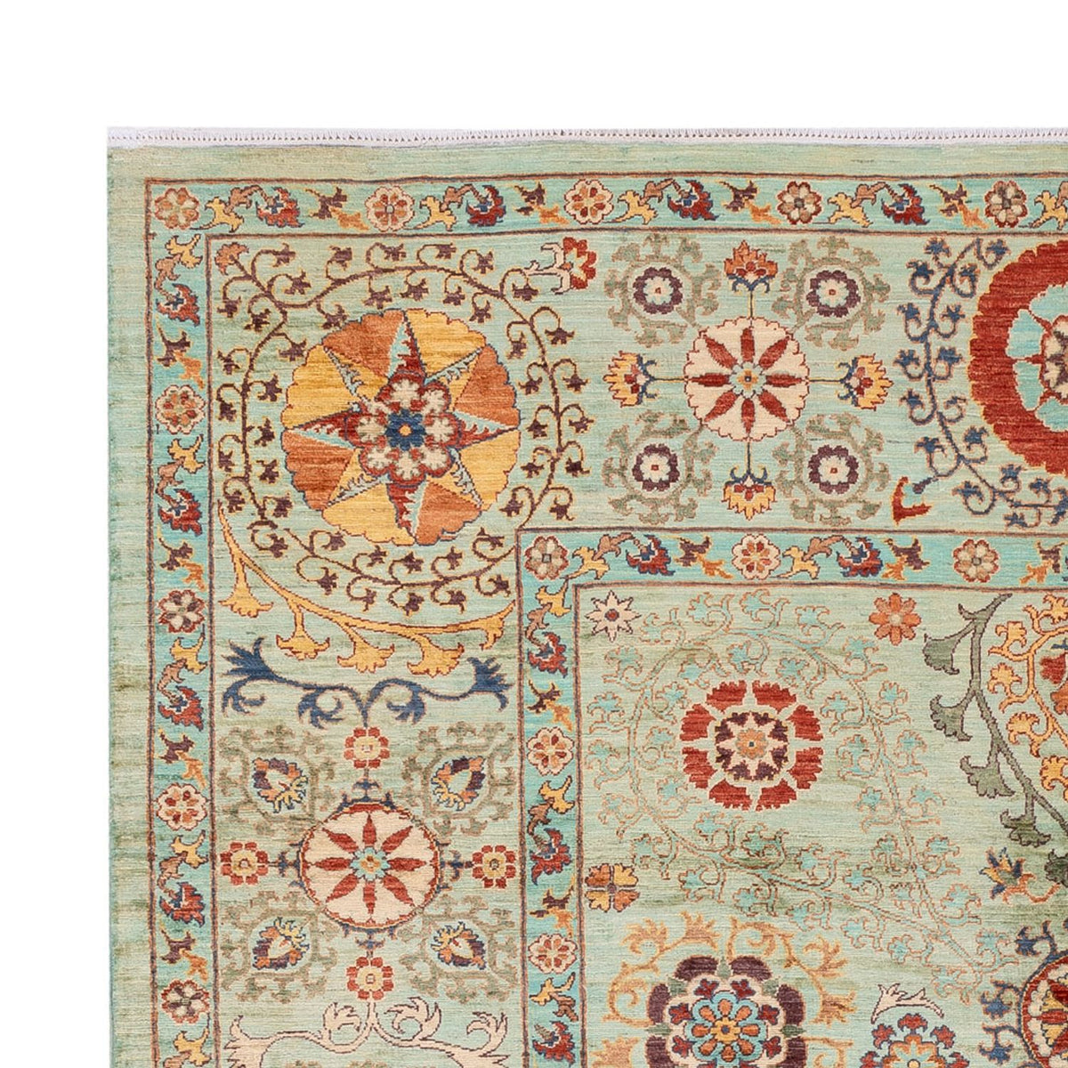 Tapis Ziegler - Ariana - 251 x 204 cm - vert menthe