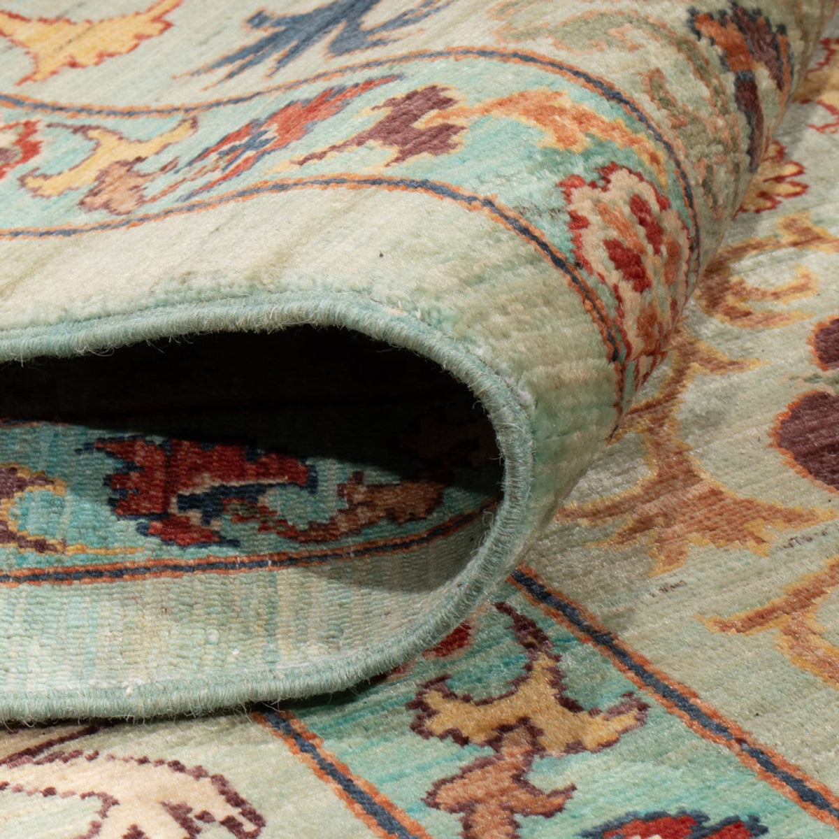 Tapis Ziegler - Ariana - 251 x 204 cm - vert menthe