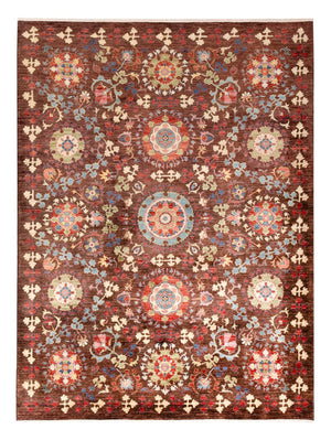Tapis Ziegler - Ariana - 244 x 191 cm - marron foncé