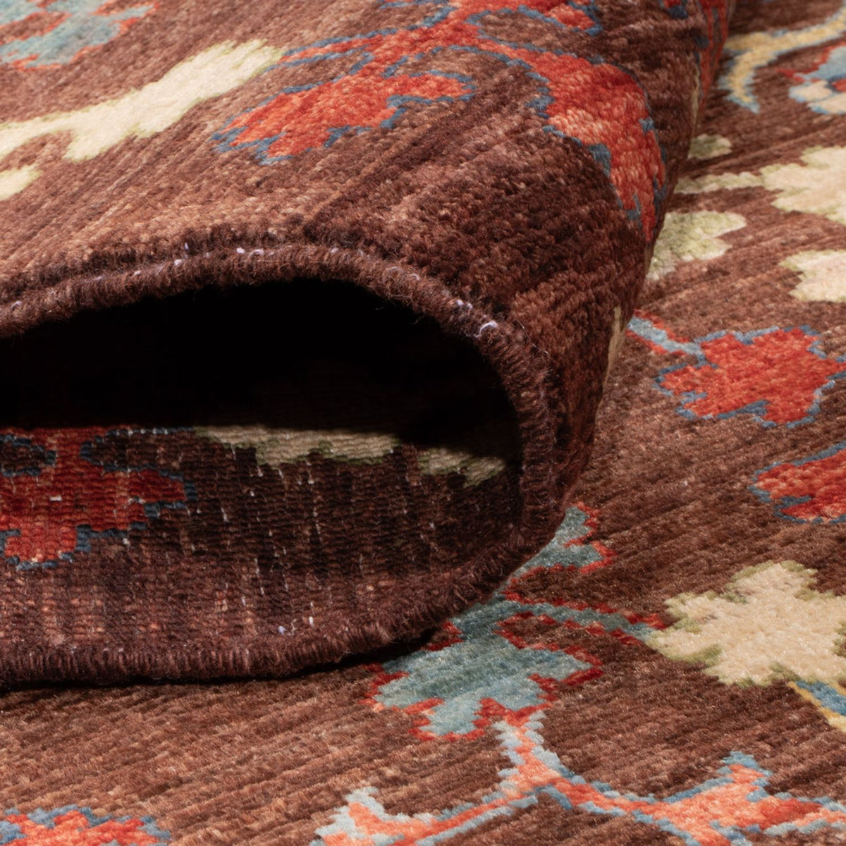 Tapis Ziegler - Ariana - 244 x 191 cm - marron foncé