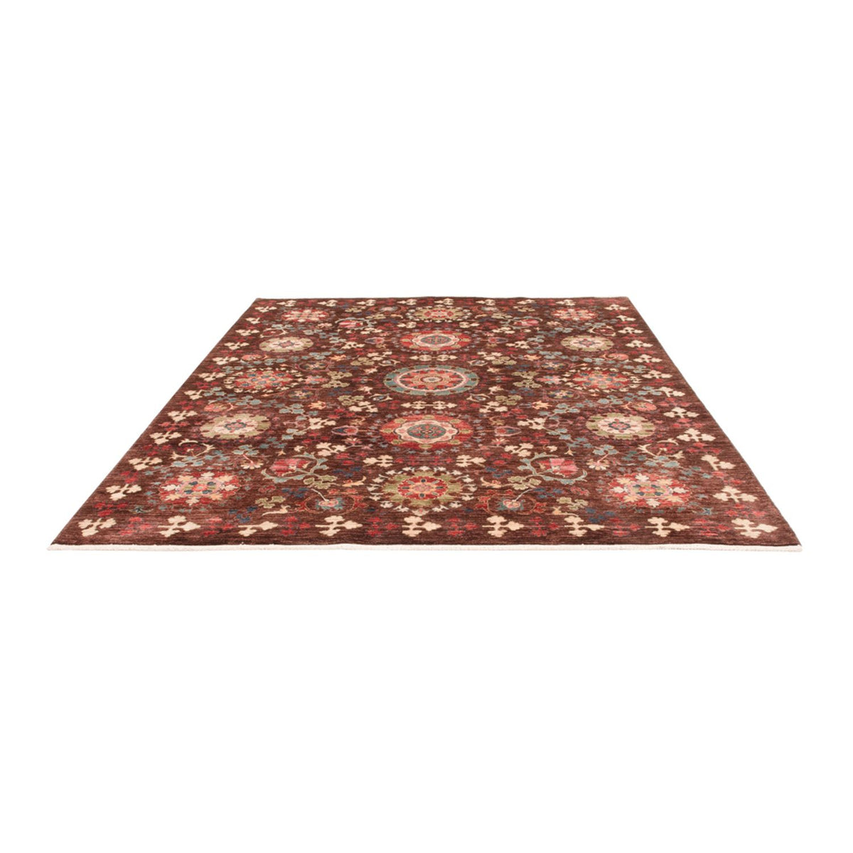 Tapis Ziegler - Ariana - 244 x 191 cm - marron foncé