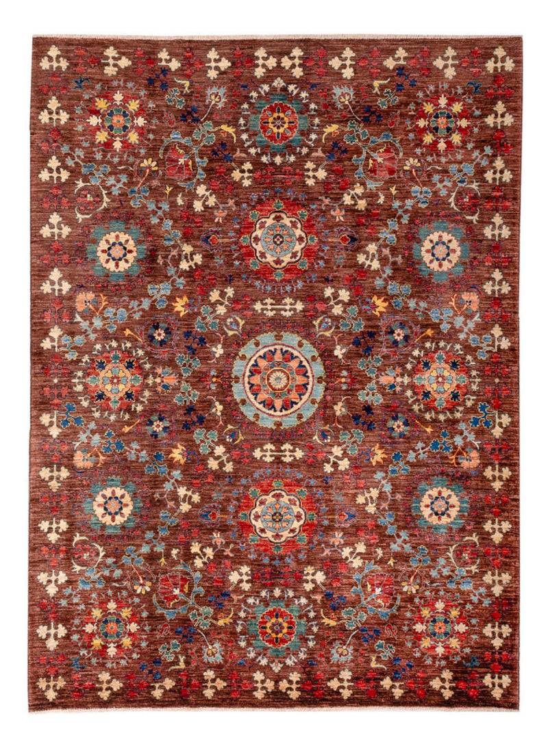 Tapis Ziegler - Ariana - 244 x 193 cm - marron foncé