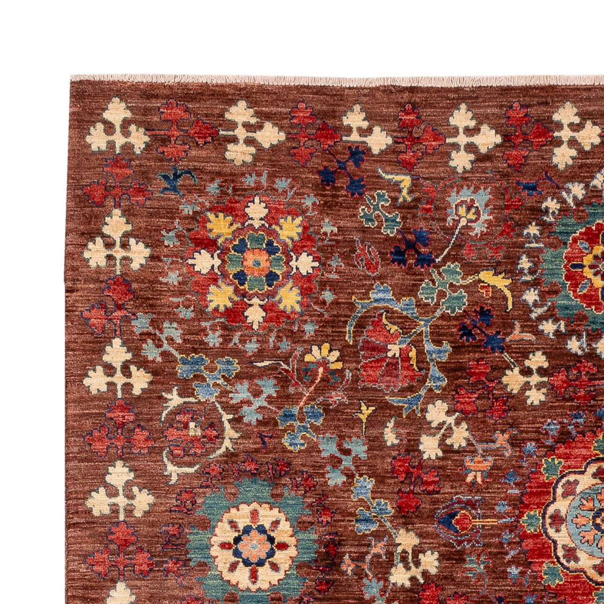 Tapis Ziegler - Ariana - 244 x 193 cm - marron foncé