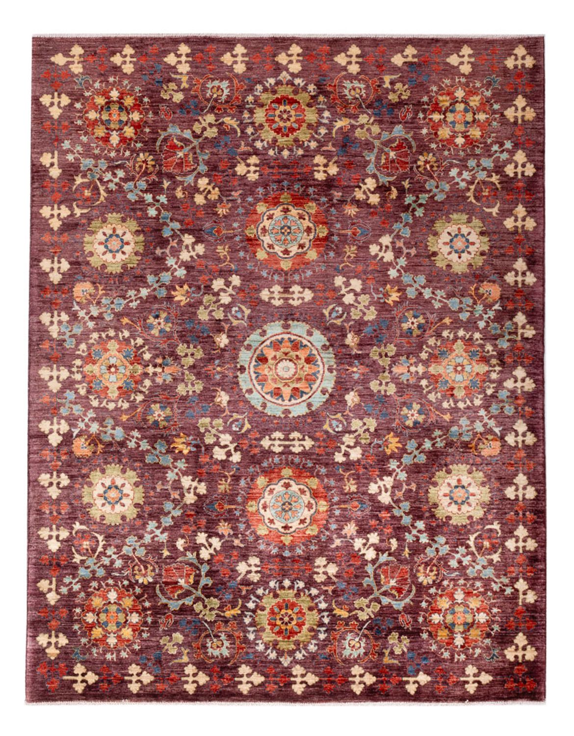 Tapis Ziegler - Ariana - 234 x 190 cm - marron foncé