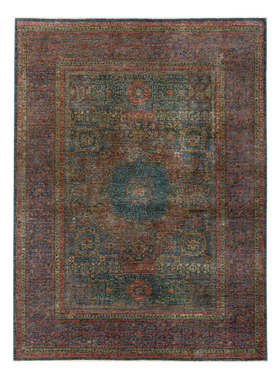 Tapis Ziegler - Ariana - 201 x 153 cm - bleu de mer