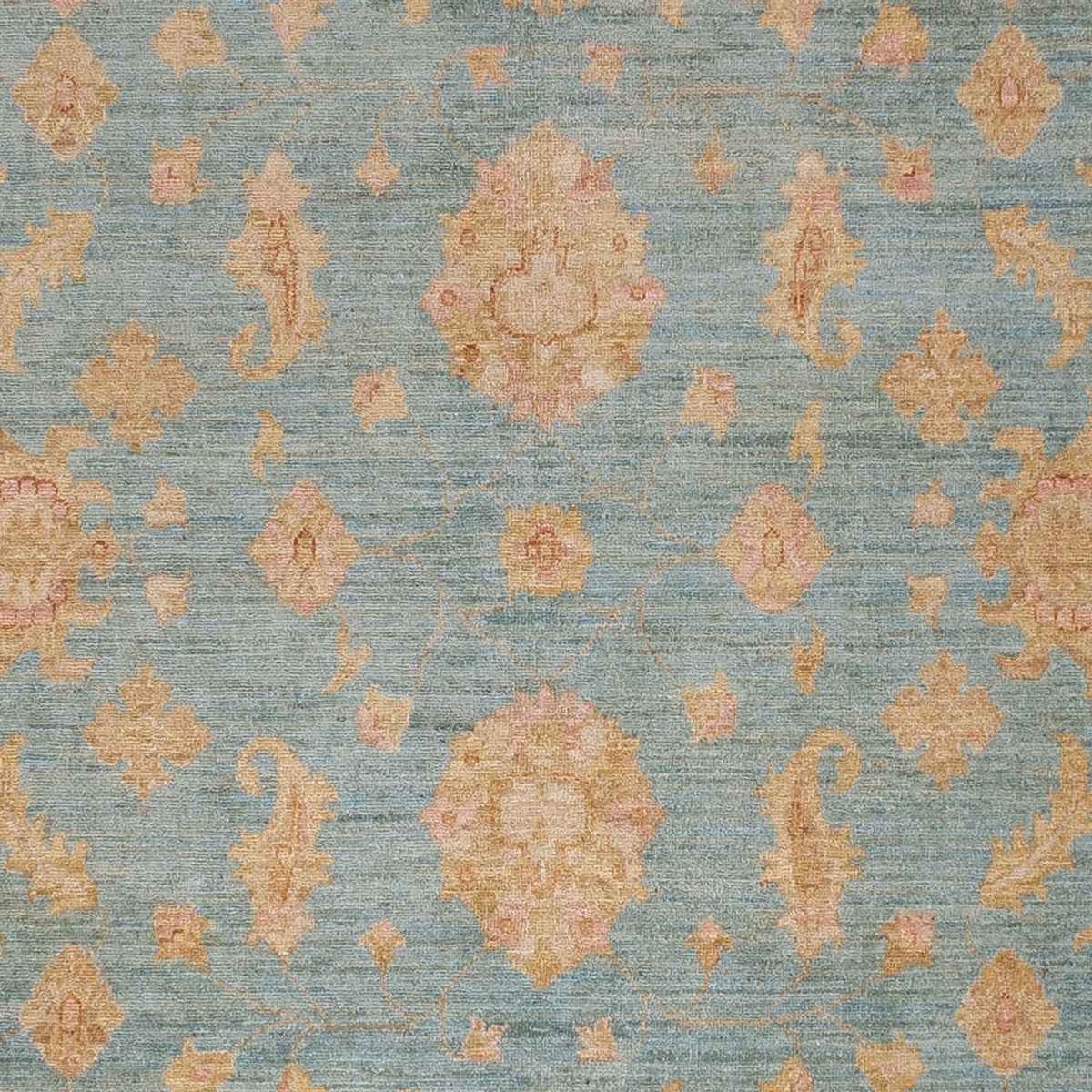 Tapis Ziegler - 298 x 254 cm - turquoise