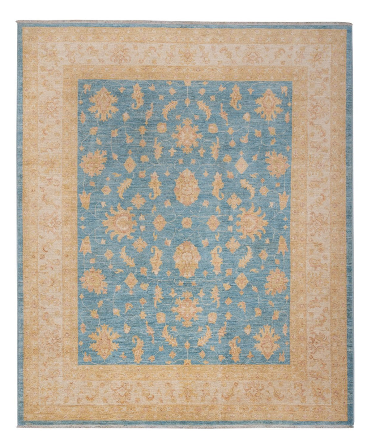 Tapis Ziegler - 300 x 251 cm - bleu clair