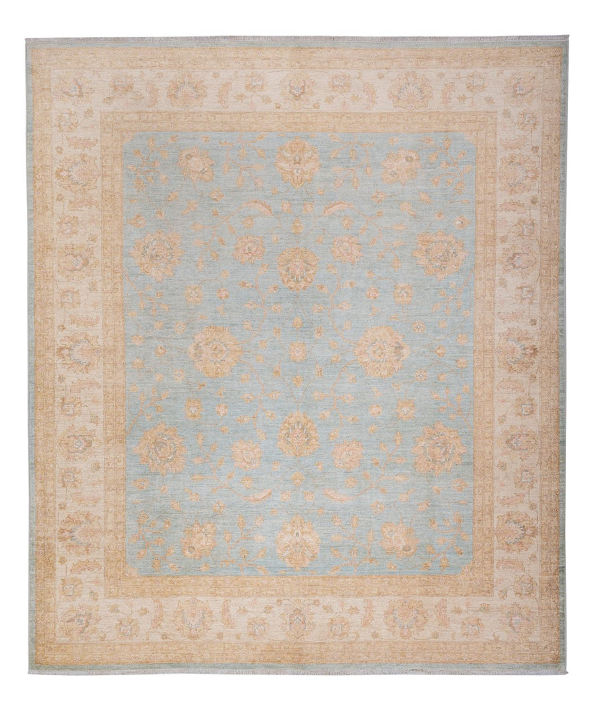 Tapis Ziegler - 298 x 254 cm - turquoise