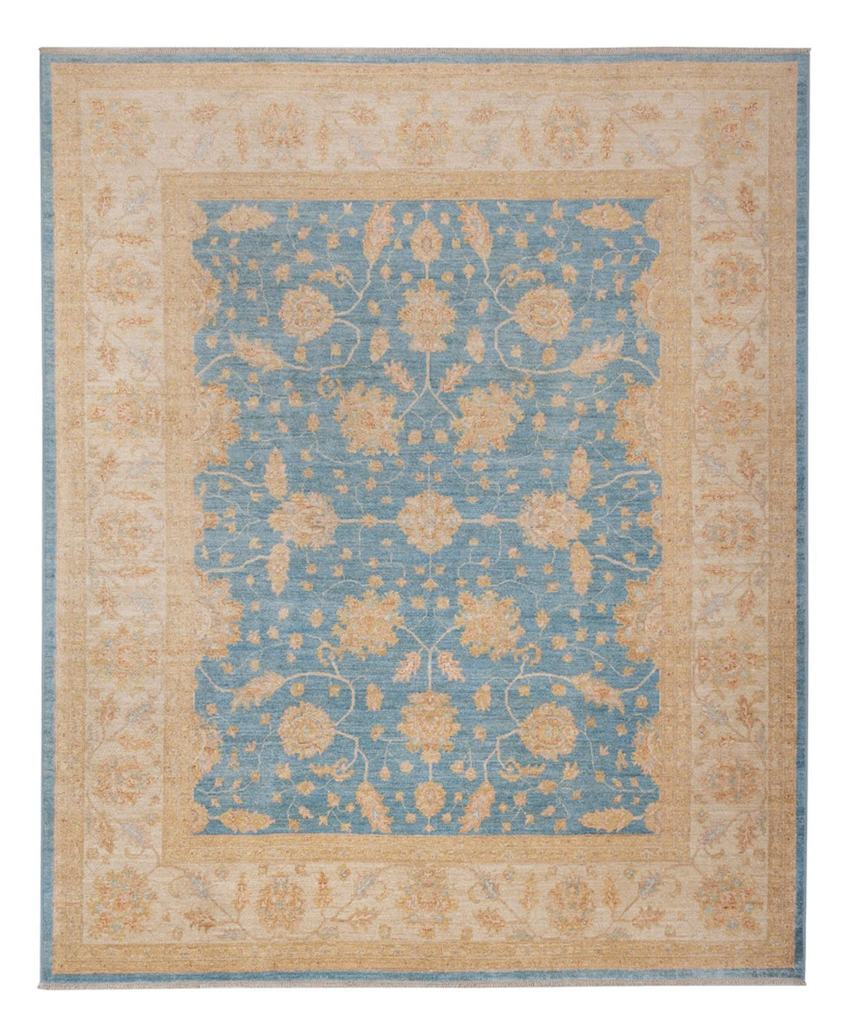Tapis Ziegler - 308 x 252 cm - bleu clair
