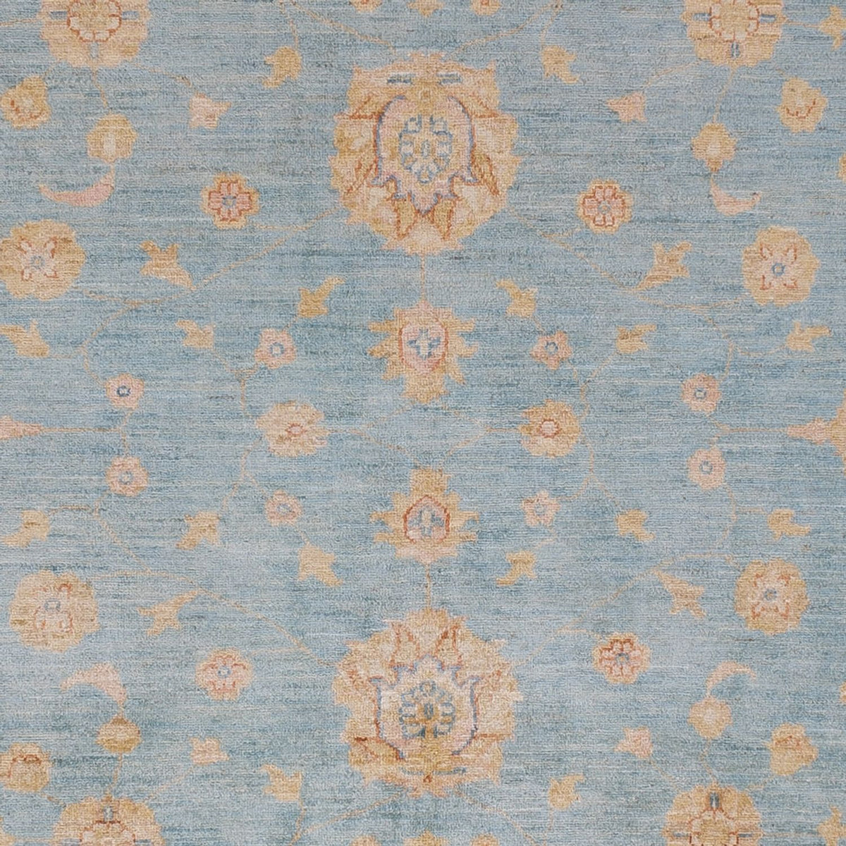Tapis Ziegler - 295 x 256 cm - bleu clair