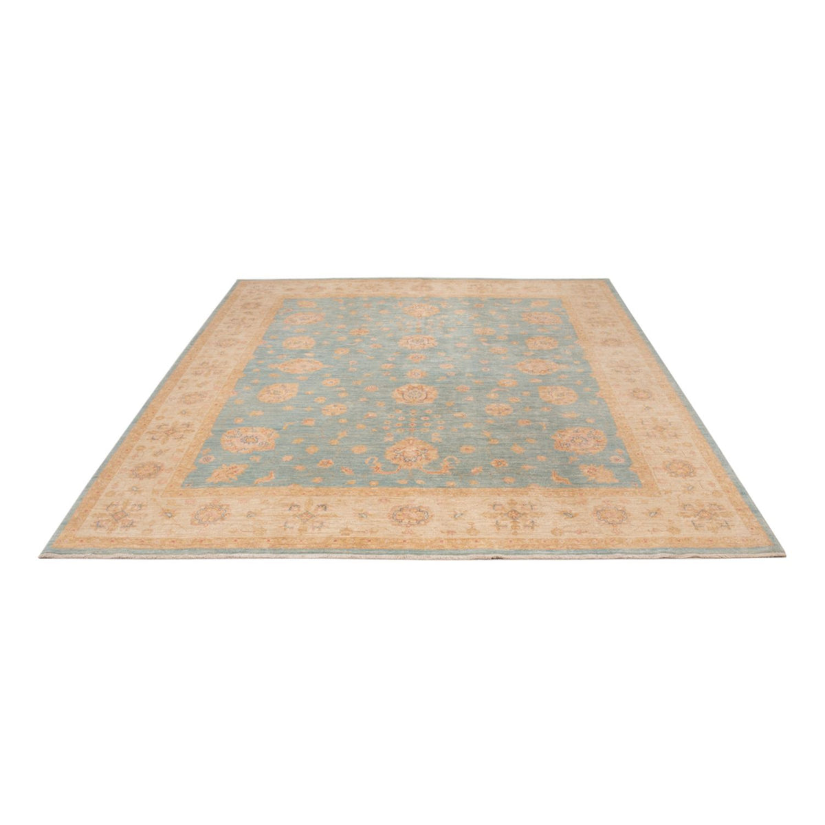 Tapis Ziegler - 295 x 256 cm - bleu clair