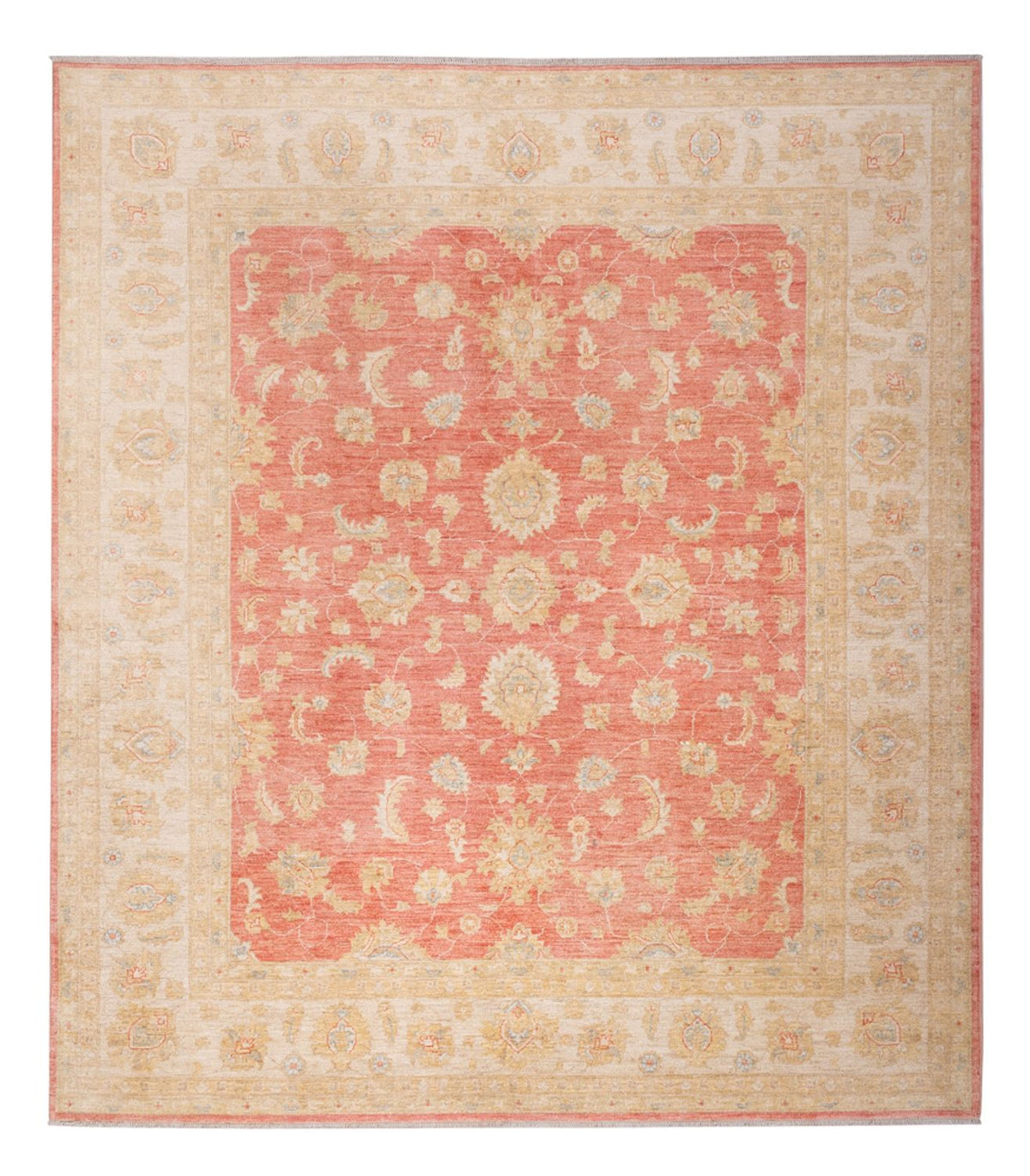 Tapis Ziegler - 291 x 250 cm - rouge clair