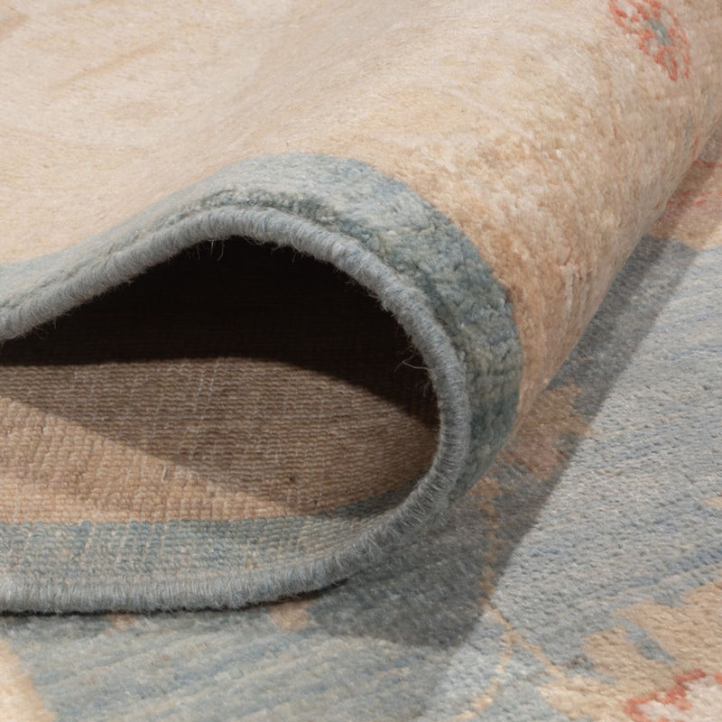 Tapis Ziegler - 297 x 255 cm - bleu clair