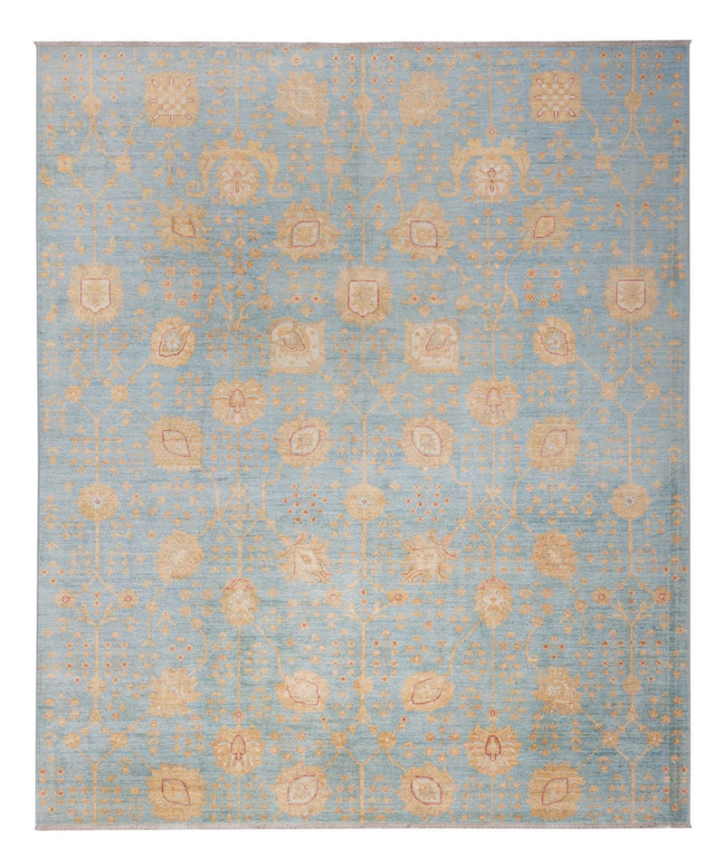 Tapis Ziegler - 299 x 253 cm - bleu clair