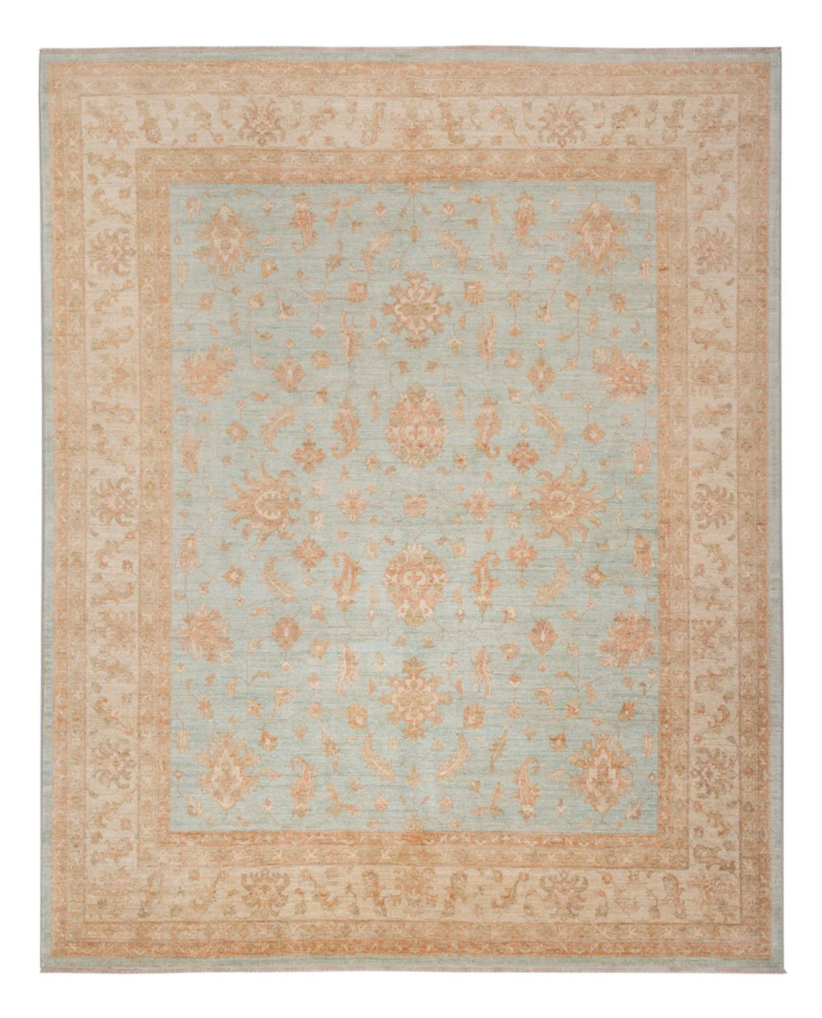 Tapis Ziegler - 302 x 242 cm - bleu clair
