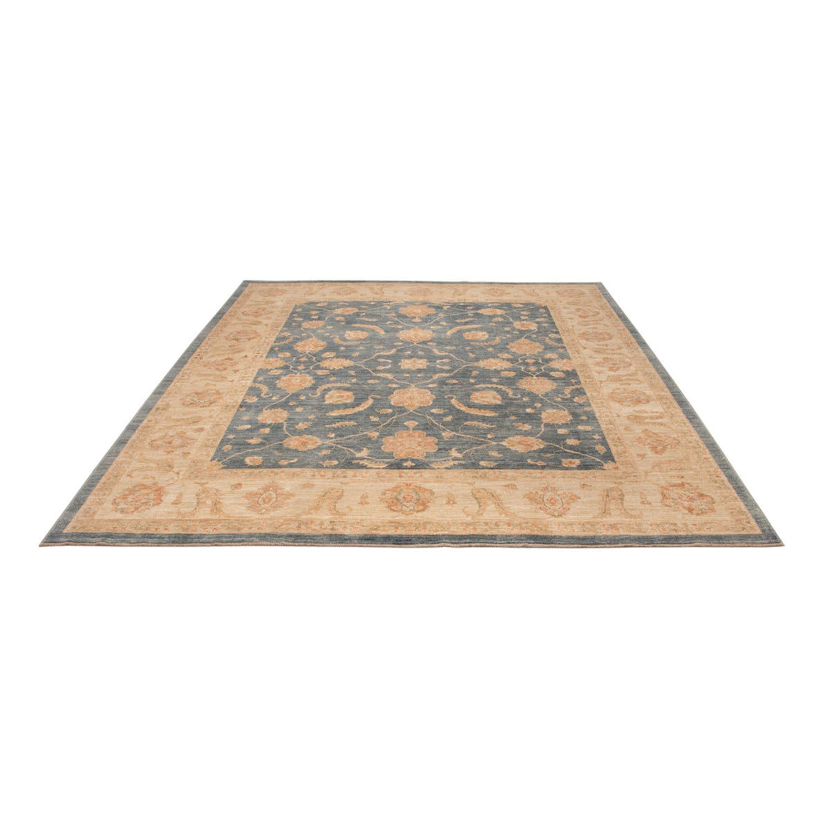 Tapis Ziegler - 296 x 257 cm - bleu