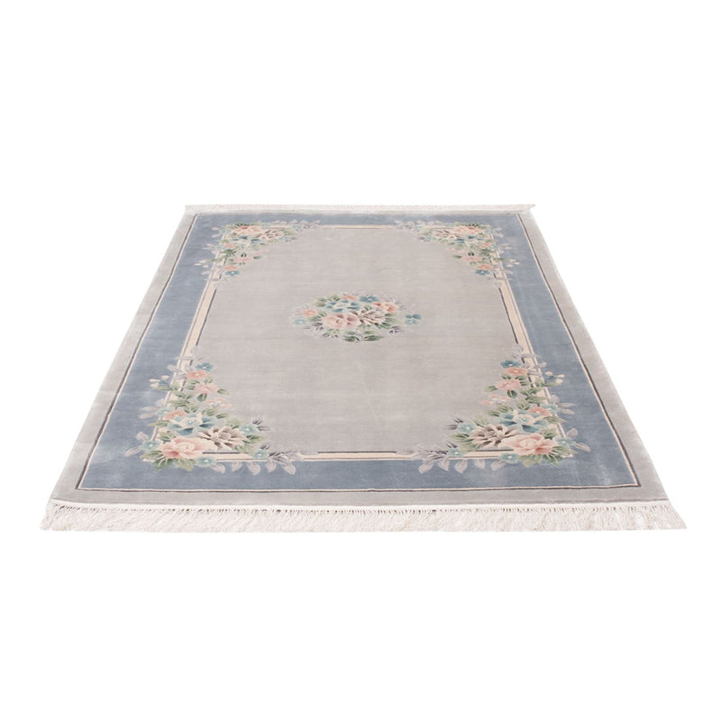 Seidenteppich - China Seide - 185 x 123 cm - grau
