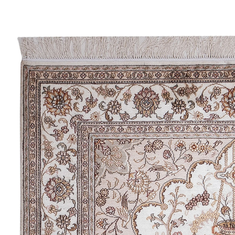 Seidenteppich - China Seide - 183 x 122 cm - creme