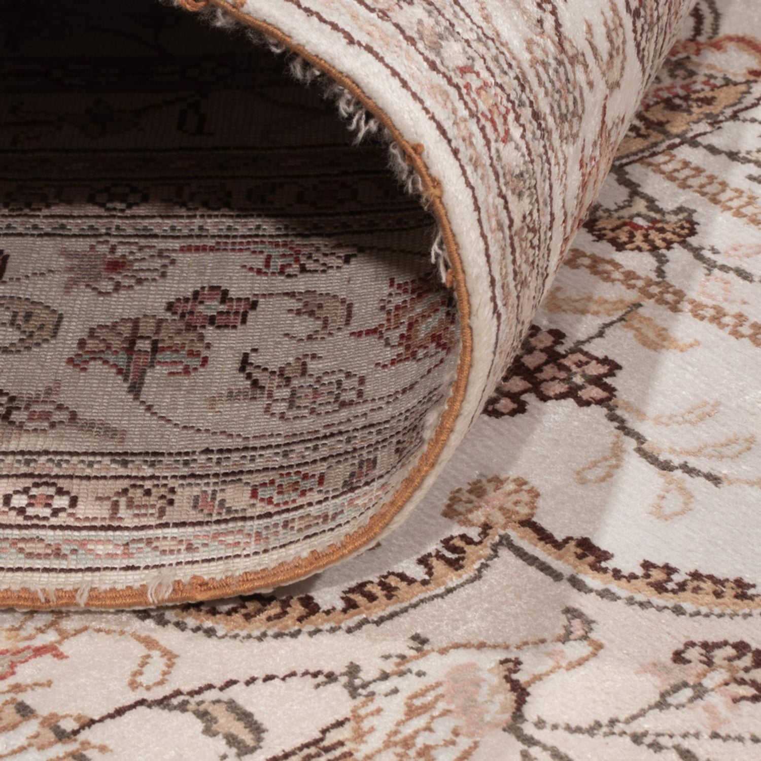 Seidenteppich - China Seide - 183 x 122 cm - creme