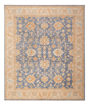 Tapis Ziegler - 297 x 252 cm - bleu