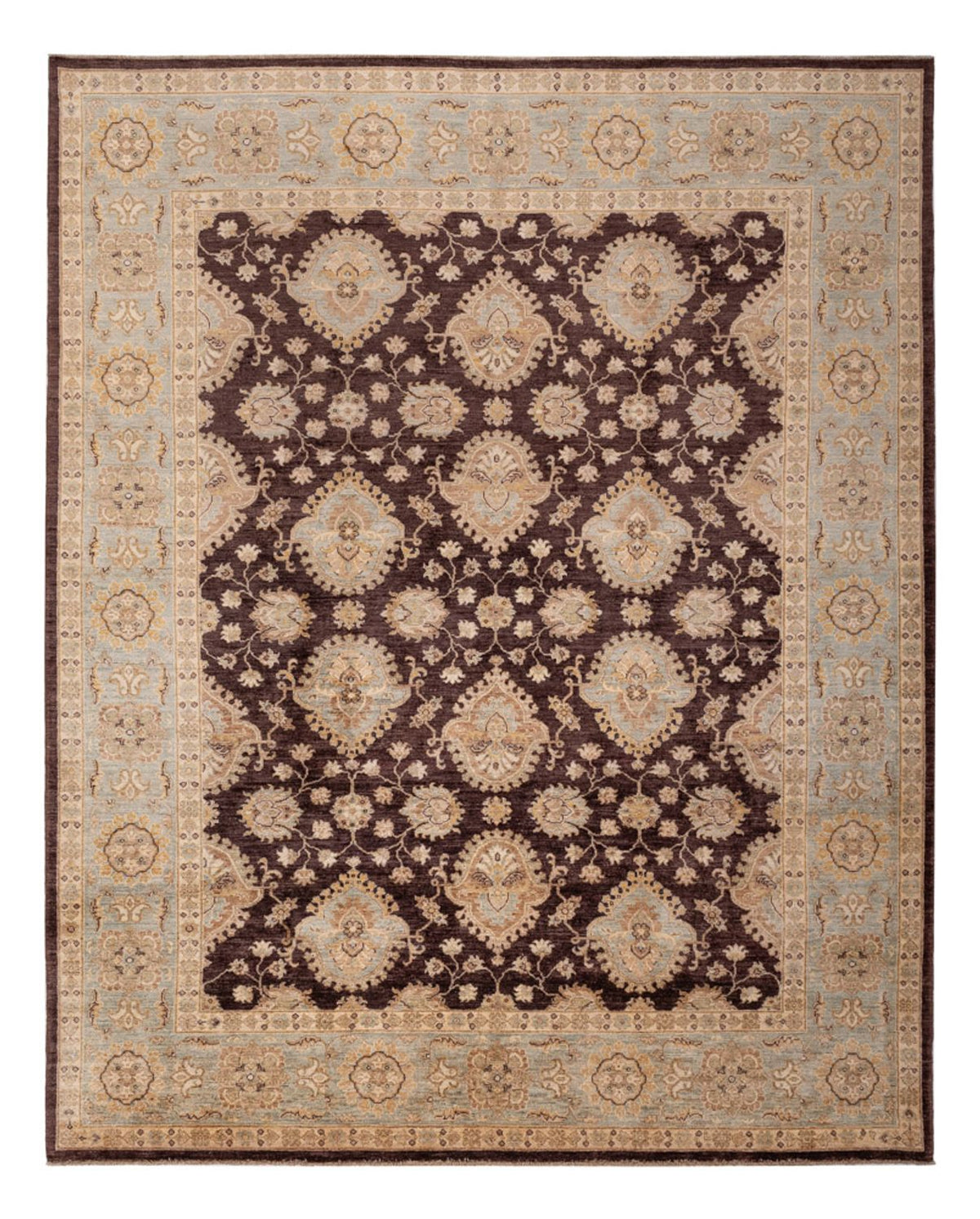 Tapis Ziegler - 309 x 256 cm - marron