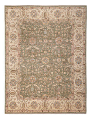 Tapis Ziegler - 309 x 248 cm - vert olive