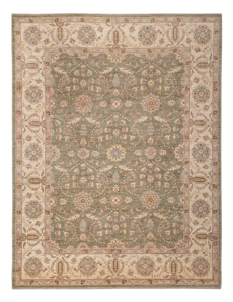 Tapis Ziegler - 309 x 248 cm - vert olive