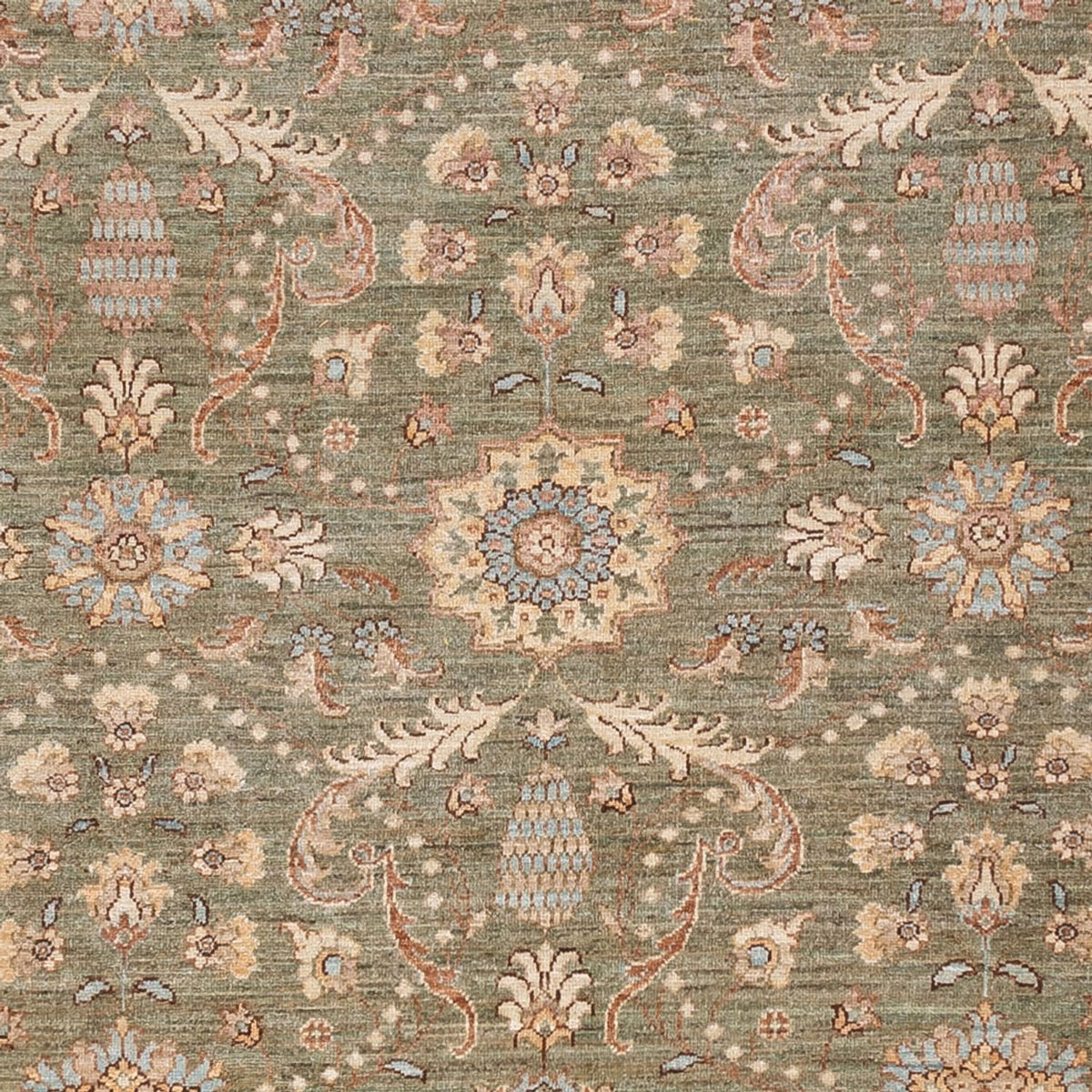 Tapis Ziegler - 309 x 248 cm - vert olive