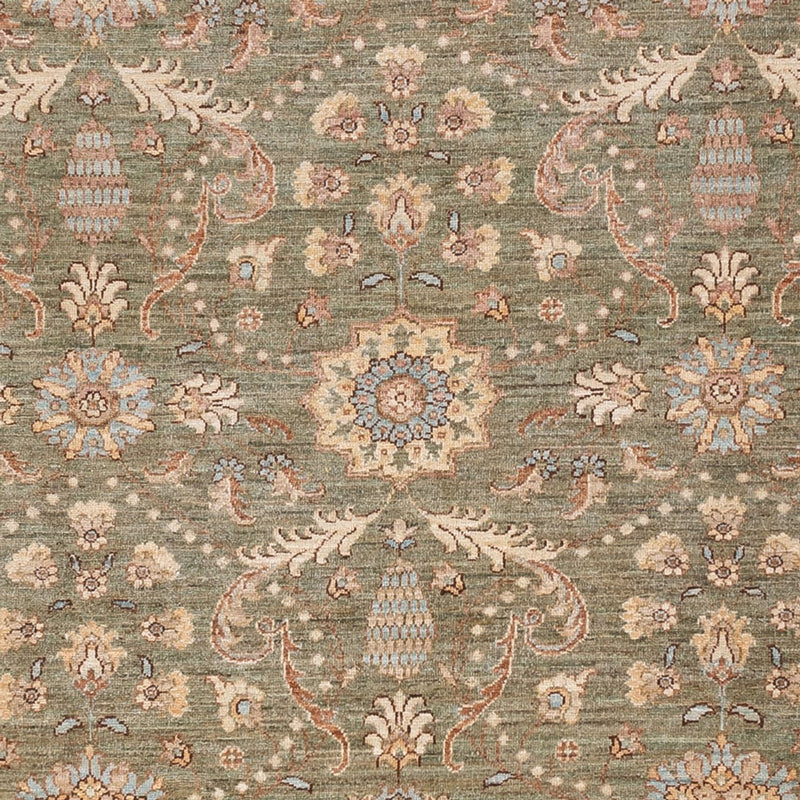 Tapis Ziegler - 309 x 248 cm - vert olive