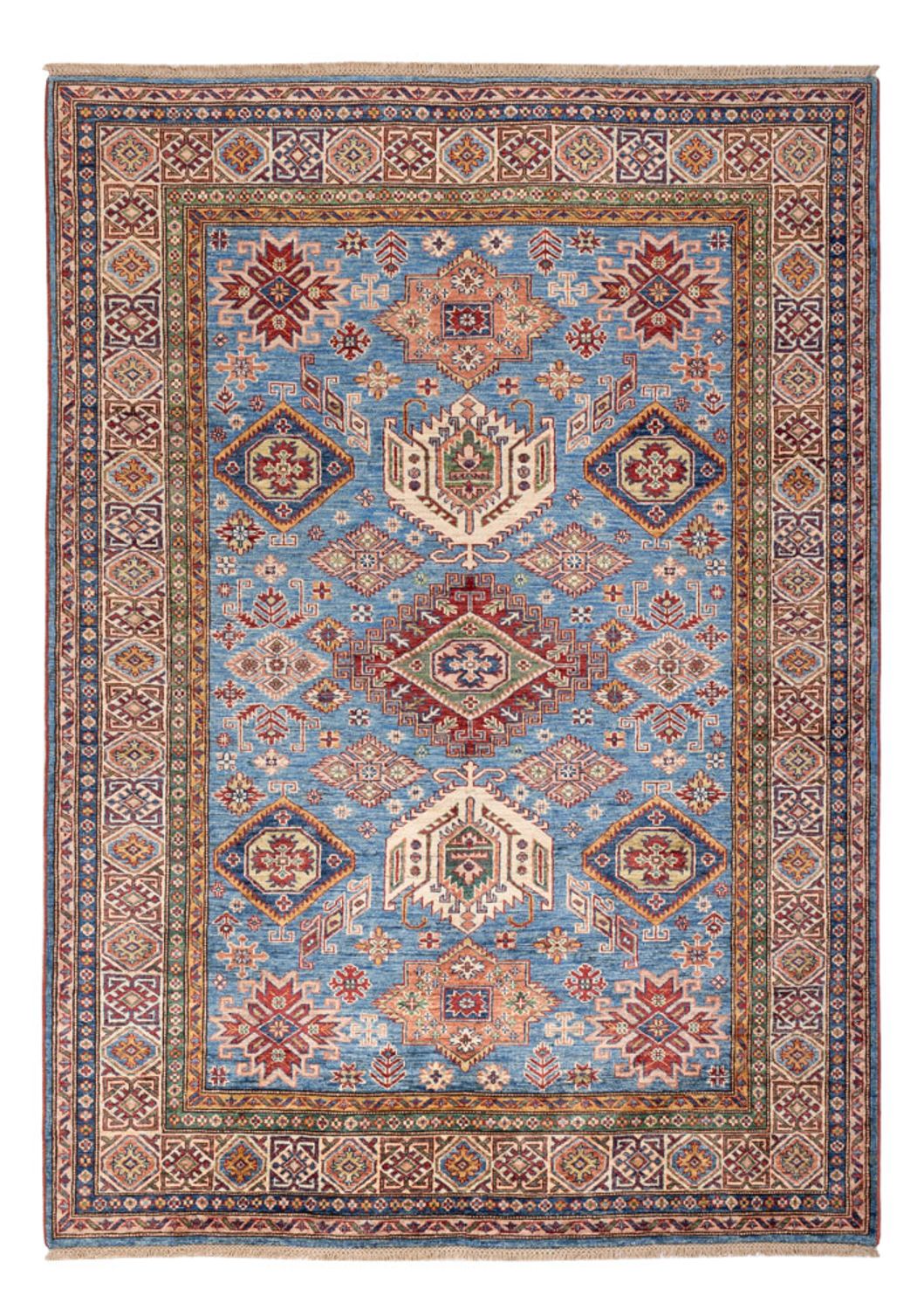 Tapis Ziegler - Kazak - 241 x 173 cm - bleu clair