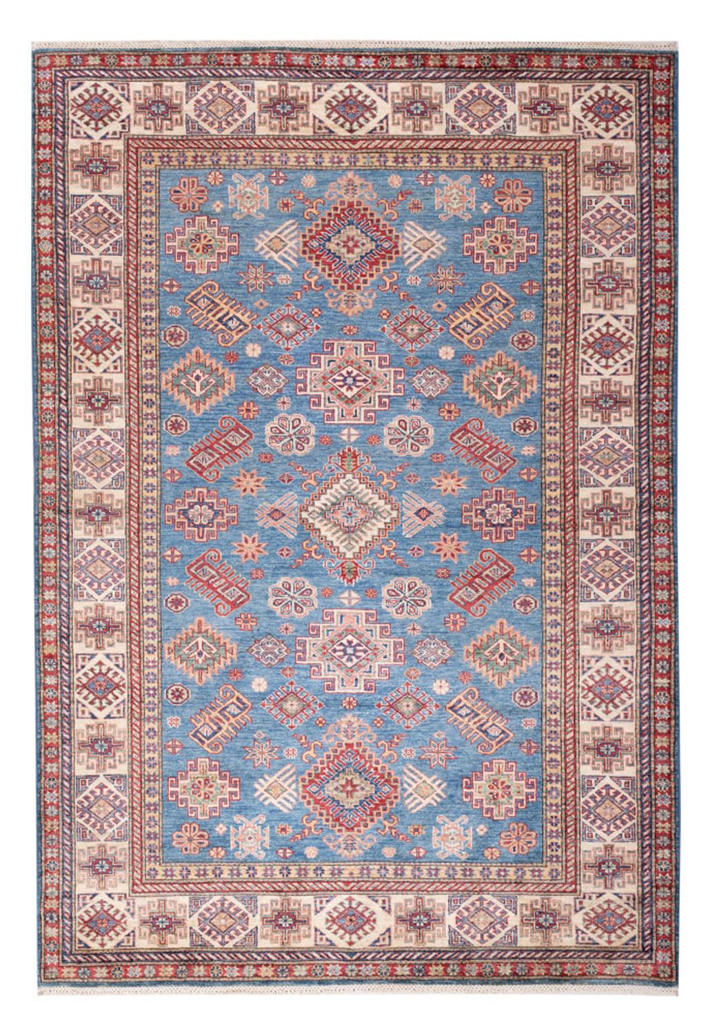 Tapis Ziegler - Kazak - 243 x 170 cm - bleu clair