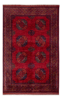 Tapis afghan - Kunduz - 253 x 166 cm - rouge