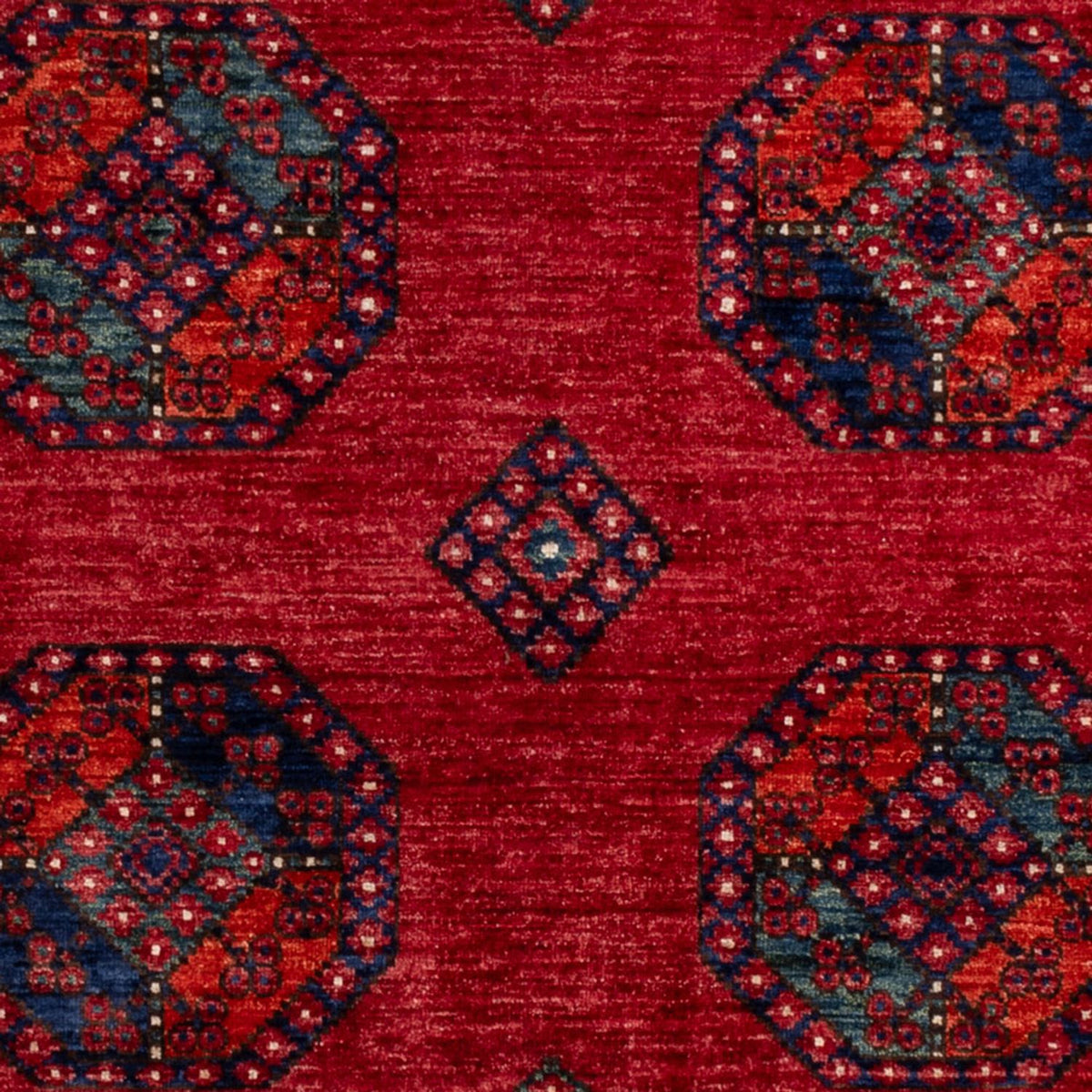 Tapis afghan - Kunduz - 240 x 174 cm - rouge