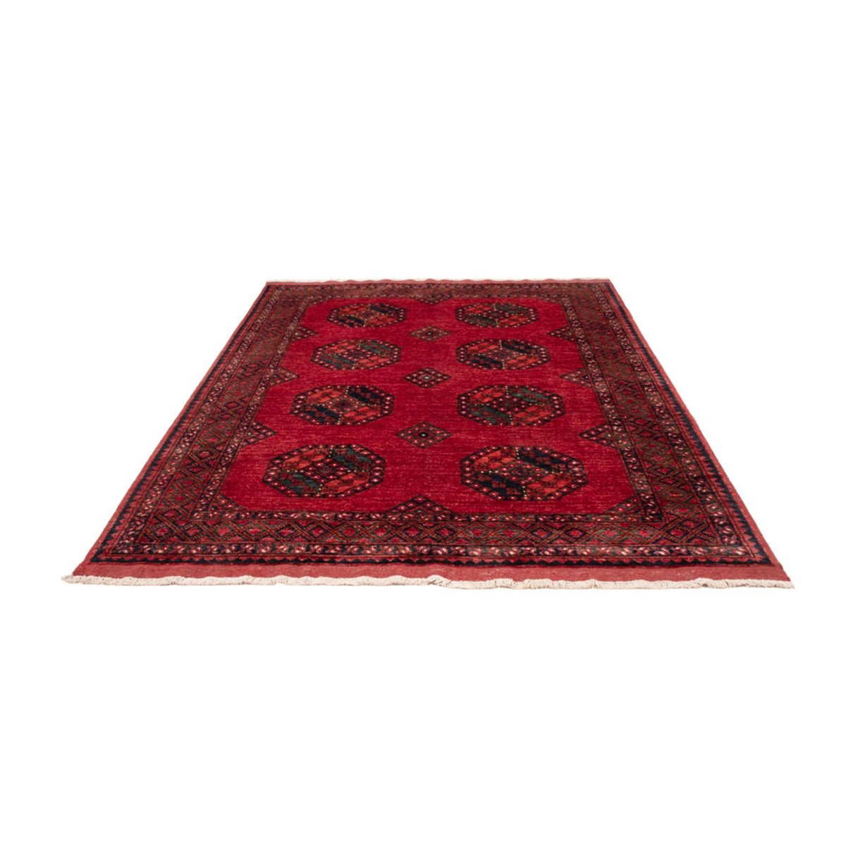 Tapis afghan - Kunduz - 240 x 174 cm - rouge