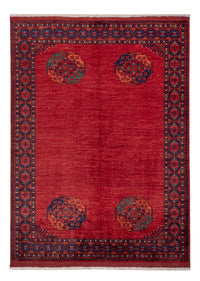 Tapis afghan - Kunduz - 238 x 176 cm - rouge
