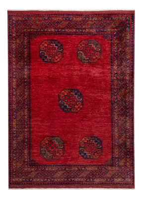 Tapis afghan - Kunduz - 236 x 172 cm - rouge