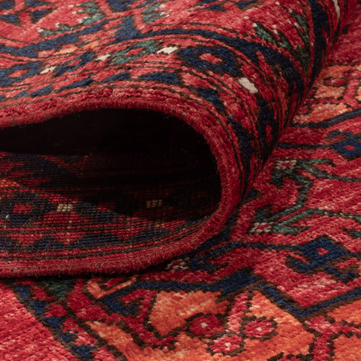 Tapis afghan - Kunduz - 250 x 174 cm - rouge