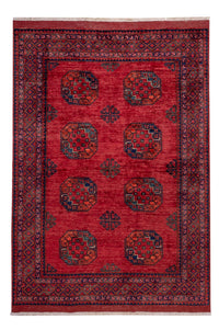 Tapis afghan - Kunduz - 235 x 173 cm - rouge