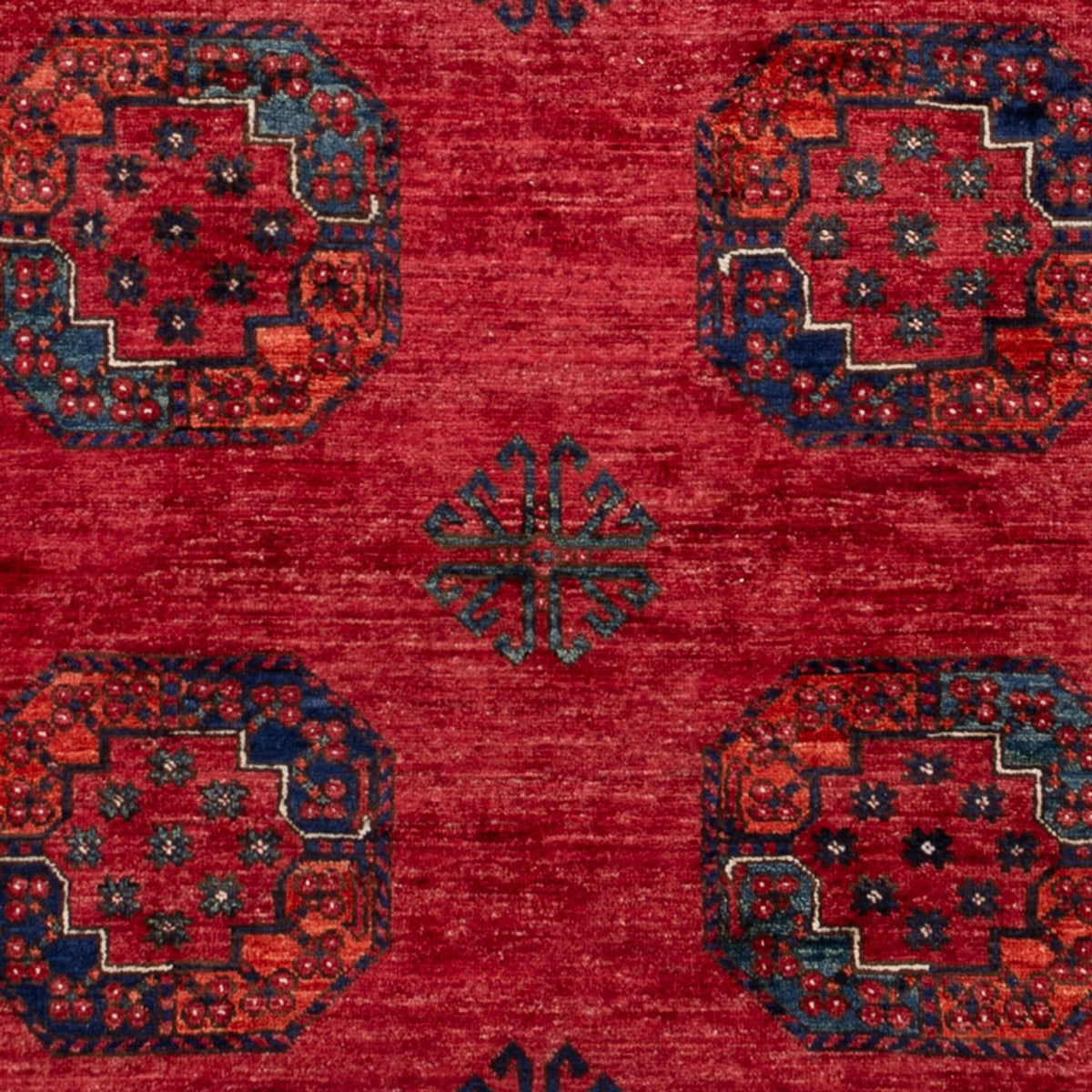 Tapis afghan - Kunduz - 235 x 173 cm - rouge